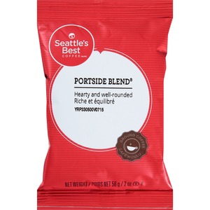 Seattle's Best Coffee Portside Ground Coffee Pouch - Medium - 2 oz - 18 / Box