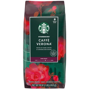 Starbucks Caffe Verona 1 lb. Whole Bean Coffee Whole Bean - Caffe Verona, Dark Cocoa, Arabica - Dark - 16 oz - 1 Each