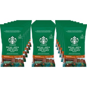 Starbucks Decaf Pike Place Coffee Pack - Medium - 2.5 oz Per Packet - Pike Place - Decaffeinated - 1 Box