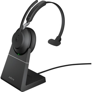 Jabra Evolve2 65 Wireless Over-the-head Mono Headset - Black - Supra-aural - Bluetooth