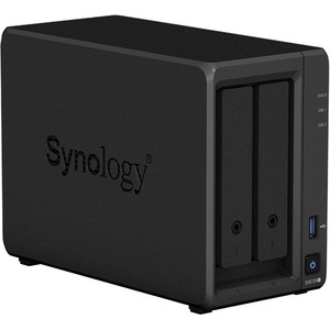 Synology DiskStation DS720plus 2 x Total Bays SAN/NAS Storage System - Intel Celeron Quad-core 4 Core 2 GHz - 2 GB RAM - DDR4 SDRAM Desktop - Serial ATA Controller -