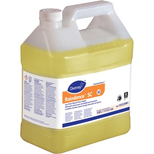 Diversey Raindance Neutral Floor Cleaner #50 - Concentrate - 192 fl oz (6 quart) - Floral Scent - 2 / Carton - Low Foaming, Non Alkaline - Yellow