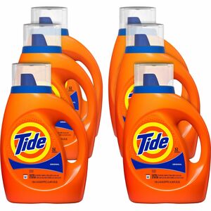 Tide Original Laundry Detergent - Concentrate - 46 fl oz (1.4 quart) - Original Scent - 6 / Carton - Blue