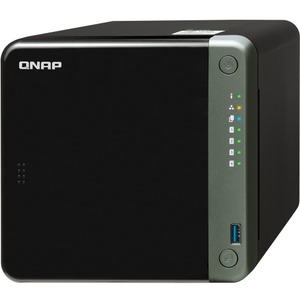 QNAP TS-453D-4G 4 x Total Bays SAN/NAS Storage System - 4 GB Flash Memory Capacity - Intel Celeron Quad-core 4 Core 2 GHz - 4 GB RAM - DDR4 SDRAM Tower - Serial AT