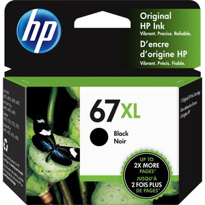 HP 67XL Original Ink Cartridge - Black - Inkjet - High Yield - 240 Pages - 1 Each