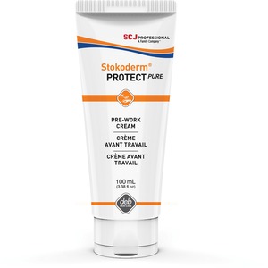 SC Johnson Stokoderm Protect Pure Skin Cream Tube - Cream - 3.38 fl oz - Tube - Skin - Fragrance-free - 12 / Carton
