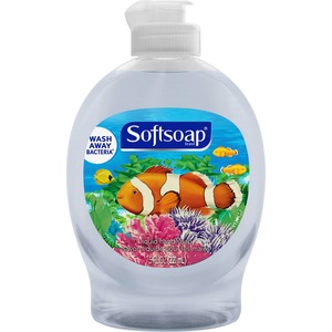Softsoap Aquarium Hand Soap - Fresh Scent - 7.5 fl oz (221.8 mL) - Flip Top Bottle Dispenser - Dirt Remover, Bacteria Remover - Hand - Clear - Rich Lather, Paraben-free, Phtha