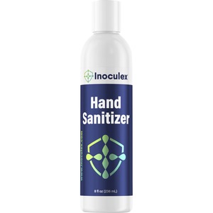 Private Label Supplements Hand Sanitizer - 8 fl oz (236.6 mL) - Kill Germs, Bacteria Remover - Hand, School, Office, Restaurant, Daycare - Clear - Fast Acting, Quick Drying, R