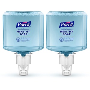 PURELL® CRT HEALTHY SOAP® ES4 High Performance Foam Refill - 40.6 fl oz (1200 mL) - Push-Style Dispenser - Dirt Remover, Kill Germs - Hand, Skin - Clear - Recycled - Dye-free