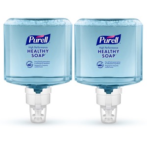 PURELL® ES8 CRT HEALTHY SOAP™ High Performance Foam - 40.6 fl oz (1200 mL) - Dirt Remover, Kill Germs, Soil Remover - Skin, Hand - Clear - Recycled - Paraben-free, Antibacteri