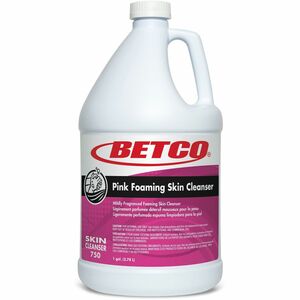 Betco Foam Skin Soap Cleanser, Fresh Scent, 128 Oz, Case of 4 Bottles - Fresh ScentFor - 1 gal (3.8 L) - Hand, Skin - Moisturizing - Pink - 4 / Carton