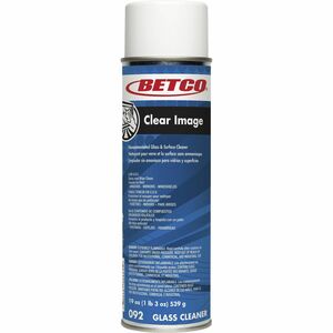 Betco Clear Image Glass & Surface Aerosol Cleaner - Ready-To-Use - 19 oz (1.19 lb)Aerosol Spray Can - 12 / Carton - Unscented, Non-streaking
