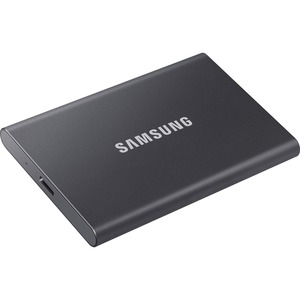 Samsung T7 MU-PC2T0T/WW 2 TB Portable Solid State Drive - External - PCI Express NVMe - Titan Gray - Gaming Console, Desktop PC, Smartphone, Smart TV, Tablet Device