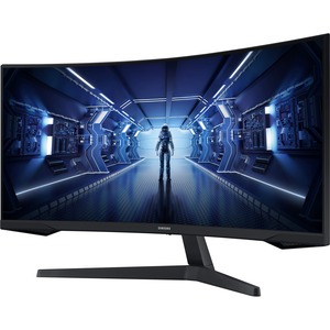 Samsung Odyssey G5 C34G55TWWU 34inch UW-QHD Curved Screen LED Gaming LCD Monitor - 21:9 - Black