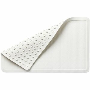 Rubbermaid Bath Mats, 14" x 22 1/2" , White, Pack Of 12 Mats