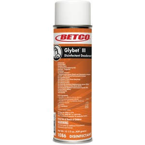 Betco Glybet III Disinfectant - Ready-To-Use - 496 fl oz (15.5 quart) - Citrus Bouquet Scent - 12 / Carton - CFC-free, Deodorize, Pleasant Scent - Clear