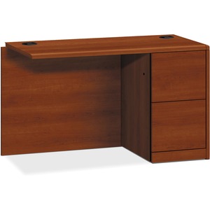 HON 10700 Series Right Return - 42" x 24" x 29.5" - File Drawer(s)Right Side - Waterfall Edge - Finish: Cognac Surface, Laminate Surface