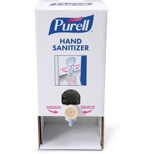 PURELL® Sanitizer Quick Tabletop Stand Kit - 16.4" Height x 7.4" Width x 5.6" Depth - Tabletop - Cardboard - Gray