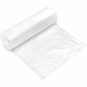Inteplast HDPE Can Liners, 16 Microns, 33" x 40" , Natural, Pack Of 250 Liners