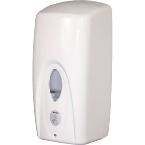 Impact Hands Free Soap Dispenser - Automatic - Support 6 x AA Battery - Key Lock - White - 1Each