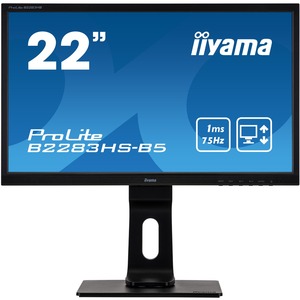 iiyama ProLite B2283HS-B5 21.5inch Full HD LED LCD Monitor - 16:9 - Matte Black