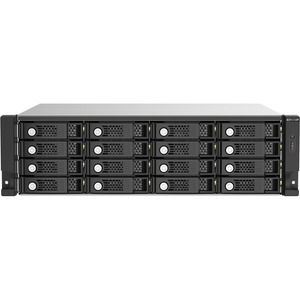 QNAP TL-R1620SEP-RP Drive Enclosure SATA/600 - Mini-SAS HD Host Interface - 3U Rack-mountable - Hot Swappable Bays - 16 x HDD Supported - 16 x SSD Supported - 16 x 2