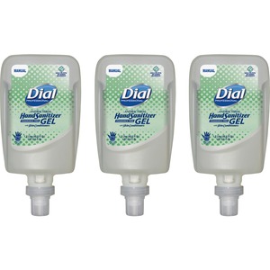 Dial Hand Sanitizer Gel Refill - Fragrance-free Scent - 40.6 fl oz (1200 mL) - Pump Dispenser - Bacteria Remover - Healthcare, School, Office, Restaurant, Daycare, Hand - Clea