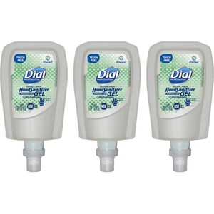 Dial Hand Sanitizer Gel Refill - Fragrance-free Scent - 33.8 fl oz (1000 mL) - Touchless Dispenser - Bacteria Remover - Healthcare, School, Office, Restaurant, Daycare, Hand -