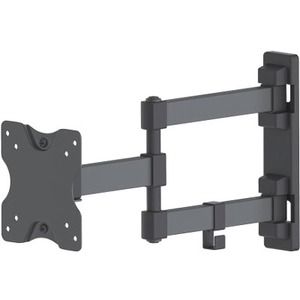 TV Andamp; Monitor Mount, Wall, Full Motion, 1 screen, Screen Sizes: 13-27inch Black