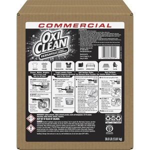 OxiClean Versatile Stain Remover - 480 oz (30 lb) - 1 Each - Versatile, Chlorine-free, Color Safe - White