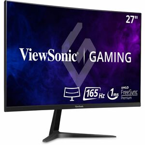 Viewsonic VX2718-2KPC-MHD 27inch QHD Curved Screen LED LCD 165Hz Gaming Monitor - 16:9 - Black