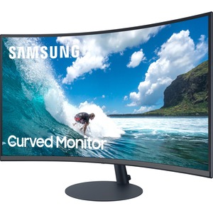 Samsung C32T550FDU 31.5inch  Full HD Curved Screen LCD Monitor - 16:9 - Black, Dark Blue Gray