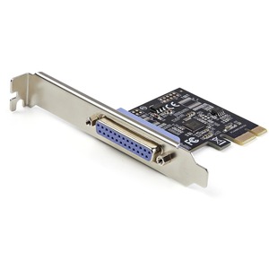 StarTech.com 1-Port Parallel PCIe Card, PCI Express to Parallel DB25 LPT Adapter Card, Desktop Expansion Controller for Printer, SPP/ECP - Parallel PCIe card control