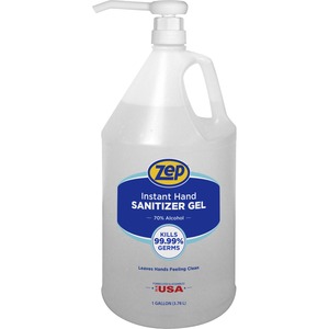 Zep Instant Hand Sanitizer Gel Pump