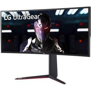 LG UltraGear 34GN850-B 34inch UW-QHD Curved Screen Gaming LCD Monitor - 21:9 - Black, Red