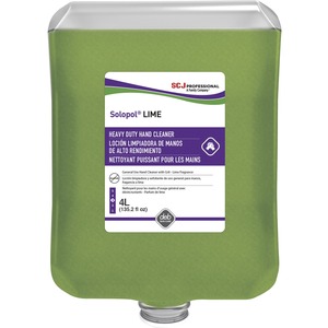 SC Johnson Dispenser Refill Hand Soap Cartridge - Lime ScentFor - 1.1 gal (4 L) - Soil Remover, Dirt Remover, Grime Remover, Oil Remover, Grease Remover - Industrial - Moistur