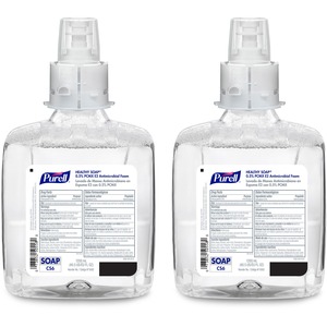 PURELL® CS6 PCMX Antimicrobial E2 Hand Foam - Light Floral ScentFor - 40.6 fl oz (1200 mL) - Kill Germs, Bacteria Remover, Soil Remover, Oil Remover - Food Processing Industry