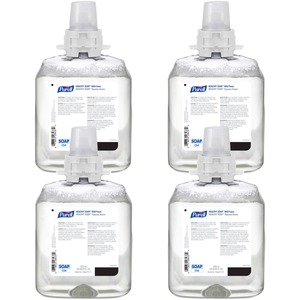 PURELL® CS4 HEALTHY SOAP Mild Foam Refill - 42.3 fl oz (1250 mL) - Dirt Remover, Kill Germs - Hand - Moisturizing - Dye-free, Fragrance-free - 4 / Carton
