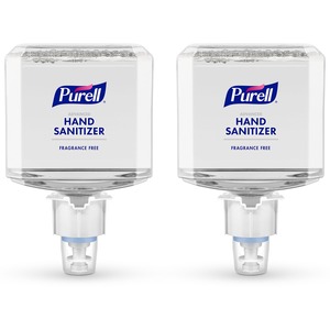 PURELL® Advanced Hand Sanitizer Foam Refill - 40.6 fl oz (1200 mL) - Kill Germs - Hand - Clear - Fragrance-free, Dye-free, Hygienic, Unscented, Refillable - 2 / Carton