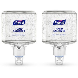 PURELL® Advanced Hand Sanitizer Gel Refill - Citrus, Fruity Scent - 40.6 fl oz (1200 mL) - Kill Germs - Hand, Skin - Clear - Dye-free, Hygienic - 2 / Carton