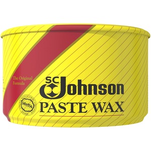 SC Johnson Paste Wax Fine Wood Cleaner/Polish - Ready-To-Use Paste, Wax - 16 oz (1 lb)Can - 6 / Carton - White