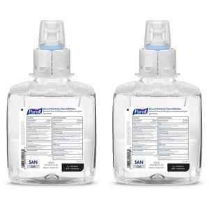PURELL® Hand Sanitizer Foam Refill - Fragrance-free Scent - 40.6 fl oz (1200 mL) - Pump Bottle Dispenser - Kill Germs - Hand, Healthcare - Moisturizing - Hygienic, Bio-based,