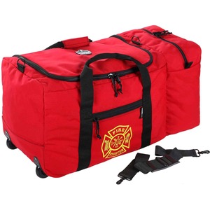 Ergodyne Arsenal 5005W Carrying Case Gear - Red - 1000D Nylon Body - Handle, Shoulder Strap - 14" Height x 14" Width x 31" Depth - Large Size - 1 Each