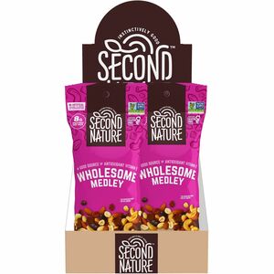 Second Nature Wholesome Medley Trail Mix - Low Sodium, Gluten-free, No Artificial Color, Preservative-free, No Artificial Flavor, Trans Fat Free - Almond, Cashew, Peanut, Cher