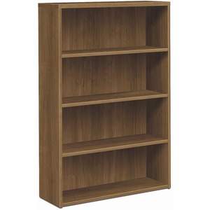 HON H105534 Bookcase - 57.1" Height x 36" Width x 13.1" Depth - 4 Shelve(s) - Finish: Pinnacle, Laminate - 1 Each