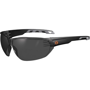 Skullerz VALI Smoke Lens Matte Frameless Safety Glasses / Sunglasses - Recommended for: Construction, Carpentry, Woodworking, Landscaping, Welding, Boating, Skiing, Fishing, H