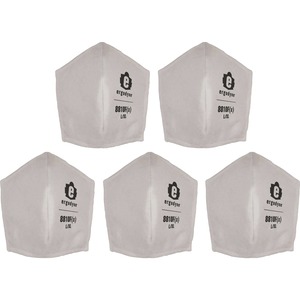 Skullerz 8810F(x) S/M White Contoured Mask Replacement Filters - Recommended for: Face - Small/Medium Size - White - Breathable, Disposable - 5 / Pack