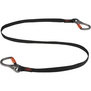 Squids 3139 Tool Lanyard Double-Locking Dual Carabiner with Swivel - 40lbs - 1 Each - 40 lb Load Capacity - Standard - Carabiner Attachment - 1" Height x 10.3" Width x 76" Len