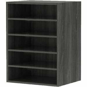 Safco Aberdeen Series Horizontal Paper Management - 3.5" Height x 14" Width x 11.3" Depth Compartment, 20.3" Height x 15" Width x 11.8" Depth Rack - Material: Medium Density F