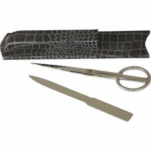 Protacini Castlerock Gray Italian Patent Leather Library Set